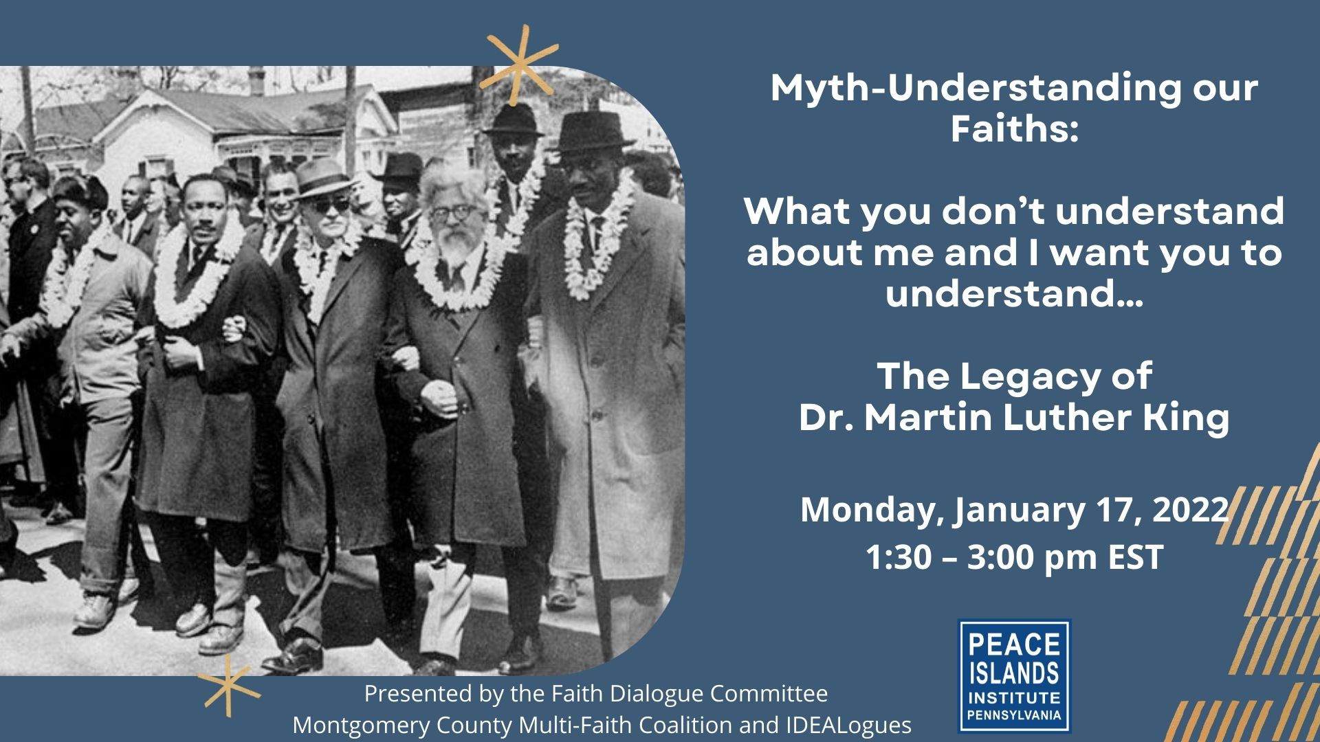Myth-Understanding our Faiths – The Legacy of Dr. Martin Luther King